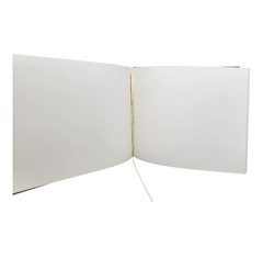 Linen Guest Book Wedding Baby Shower Birthday 100 Pages 9×7 Keepsake Beige