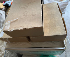 Rose buds in boxes 12 each real ivory roses preserved but still feel fresh