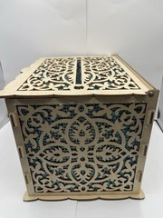 Wooden Wedding Card Box W Lock Option DIY Money Gift Box For Any Occasion