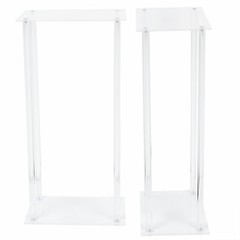 10Pcs Acrylic Flower Stand Wedding Centerpiece Tall Vase Bouquet Backdrop Vase
