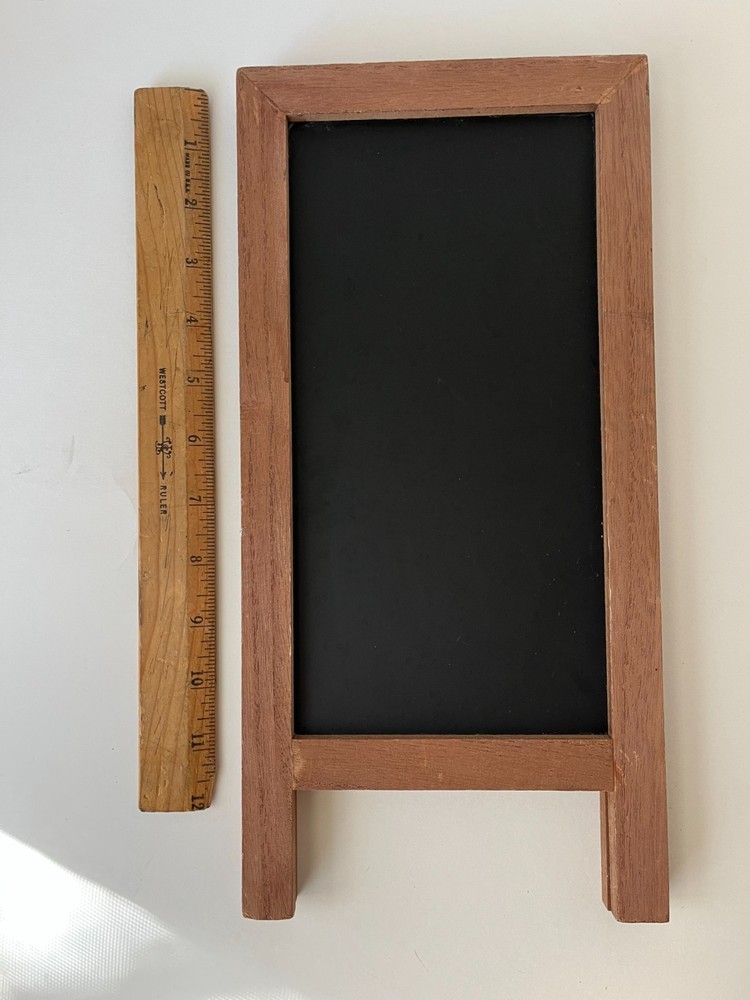 Freestanding Chalkboard Wood Easel Double-Sided Cute Party Wedding Decor!