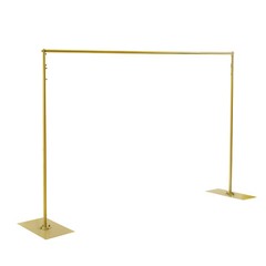 Gold Photography Background Support Stand Wedding Backdrop Steel Stand Frame new