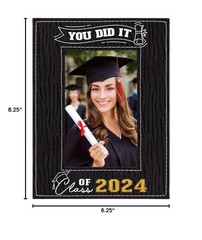 FLYAB Class of 2026 Picture Frame – Graduation Gifts You Did It Portrait Phot…