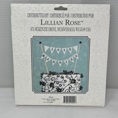 Wedding Cake Just Married Topper By Lillian Rose