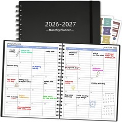 2026-2027 Monthly Planner (7.4» x 9.6»), 18 Months Calendar Planner from Ja…