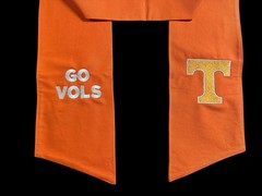 University of Tennessee Cotton Wreath Sash (2 Logos) 20k Stitch