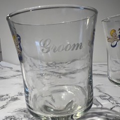 Vintage Bride And Groom Goblet Glasses Cherubs Retro Cupid Wedding Anniversary