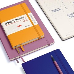 LEUCHTTURM1917 – Week Planner 2026, Hardcover, Medium (A5), Rising Sun (Jan 1…