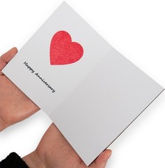 Wooden Happy Anniversary Card with Holder – Unique Wedding Keepsake Gift