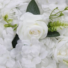 6 Pcs Artificial Flower Wall Panels 24″ x 16″ Flower Wall Panel Wedding Decor US