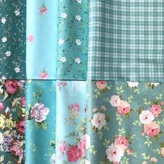 Cotton Fabric Bundle Fat Quarters 18″x22″ Pre-Cut Quilting Sewing Patchwork 8pcs