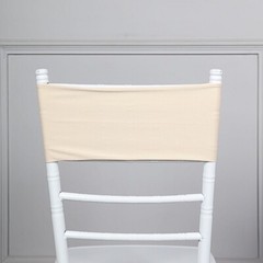 10 Beige Spandex STRETCHABLE CHAIR SASHES Wedding Party Decorations SALE