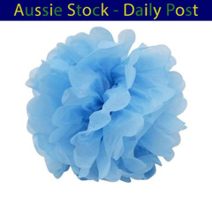 Pom Poms Tissue Paper Pompoms Wedding Baby Shower Birthday Party 6″-10″ 5pcs