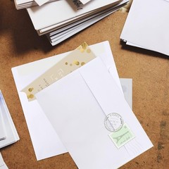 Joyberg 50 Packs 5×7 Envelopes, White A7 Envelopes (5.25×7.25in),