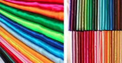 8 Yards 60″ Satin Fabric Sash TableCloth Runner Overlay 22 COLORS ELENA LINENS