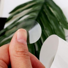 1000 Pcs Clear Retail Package Seals, 1 Inch Round Circle Wafer Seal Sticker C…