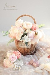 Blush Cream Artificial Flowers Fake Roses Peonies Dahlia Whisper Blush Cream