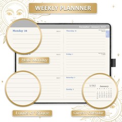 2027 Planner – 2027 Pocket Calendar/Planner, Jan. 2027 – Dec. 2027, 6.2»×4