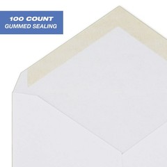 Mead A2 Invitation Envelopes, 4-3/8″ x 5-3/4″, 1 Count (Pack of 100), White