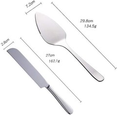 Buyer Star Cake Shovel Knife Sets, 304 Stainless Steel Gold Spatula Baking Tool