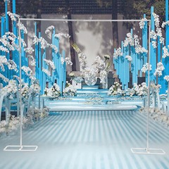 Freestanding Wedding Stand 2*2.1 m Stage Background Rack Party Flower Holder