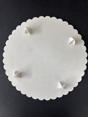 Wilton Circles of Strength 2 tier Cake Separator Plates Scalloped 10” & 11″