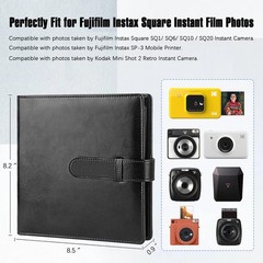 288 Pockets Photo Album for Fujifilm Instax Square Film – Extra Large Storage…