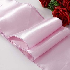 PCS Satin Chair Sashes Bows for Wedding Reception- Universal 50 Baby Pink