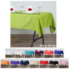 10 Square 60″x60″ Inch Tablecloths Polyester table cover Party 23 COLORS USA