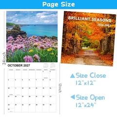 2026-2027 Calendar – 18 Monthly 2026-2027 Wall Calendar, Jul. 2026 – Dec. 202…