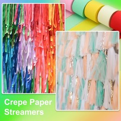 3Roll 1.8″x82FT Crepe Paper Streamers Decorations Light Yellow