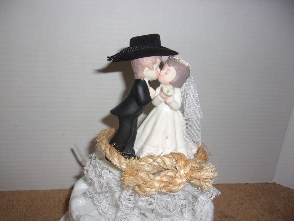 NOS Cowboy/Western Wedding Cake Topper & Accessories