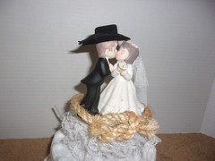 NOS Cowboy/Western Wedding Cake Topper & Accessories