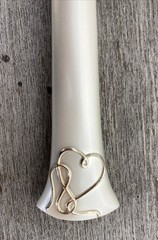 Mikasa Love Story Stainless Steel Wedding Cake Pie Server Set Swirl Hearts