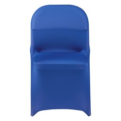 Uimoso 50PCS Blue Stretch Spandex Chair Covers for Weddings, Parties, and Dining