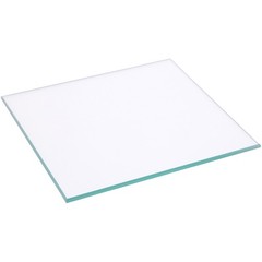 Plymor 4″ Square, 3mm Thick Non-Beveled Clear Glass