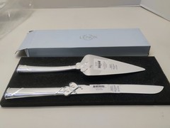 Lenox 812615 True Love Cake Knife & Server, Metallic N/O