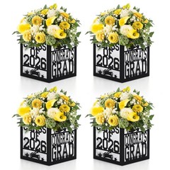 Graduation Table Centerpieces Boxes 2026 Congrats Grad Decor small, Black