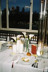 Red Acrylic Table Numbers for Wedding Centerpieces Dining Room Décor
