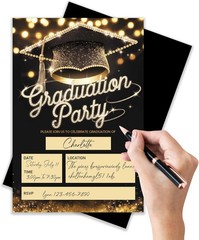 4″x6″ Graduation Invitations 2026-20 Cards with 20 4×6 inches, CARD-2