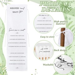 Wedding Reserved Chair Sign Memorial Heaven – Seating Decor for Loved Ones