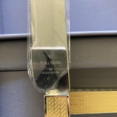 Vera Wang Wedgwood ~ With Love ~ Gold 2-Piece Cake Serving Set~NIB