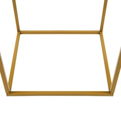 5 durable iron Wedding Flower Stand,Gold Flower Holder, Rectangular Flower Rack