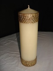 2-NEW Will & Baumer 06370 8″x 2.5″ St Peregrine Candle Set.