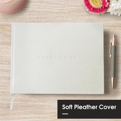 Useful Co. Classic White Guest Book, Guest Book Alternative for Party, Sign i…