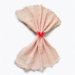 12.5″ Rustic Gauze Table Decor Placemat Napkin with Fringe