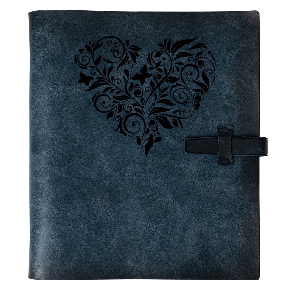 Photo Album 4×6 200 Photos, Genuine Leather Photo Albums with Writing Space w…