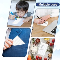 60 Pack 3 x 5 Index Cards Vertical Ruled Thick White Index Cards Lined Flash …