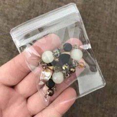 100x Clear Resealable Antioxidant Jewelry PVC Packaging Bags Product Packing Bag