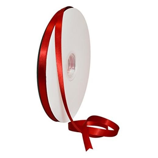 Double Face Satin Ribbon 3/8″ X 100 YD Ribbon for Gift 3/8″ x 100 Yd Red